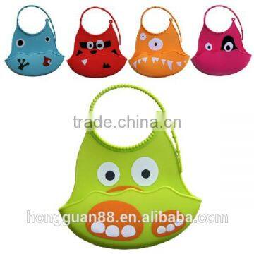 Eco-Friendly Cheap Custom Adult Blank Triangle Crochet Silicon Baby Bib