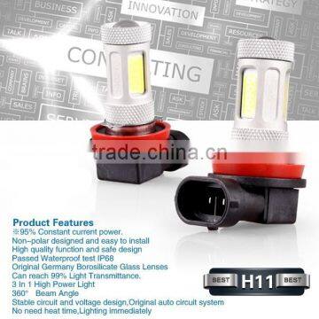 High Quality Car Led Foglight H11 H1 H3 H4 H7 H16 9005 High Power Led Foglamp for All Car Wholesale Price