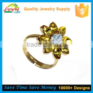 Brass Micro Pave Ring Jewelry Main Material and Zircon Main Stone Hip Hop Ring