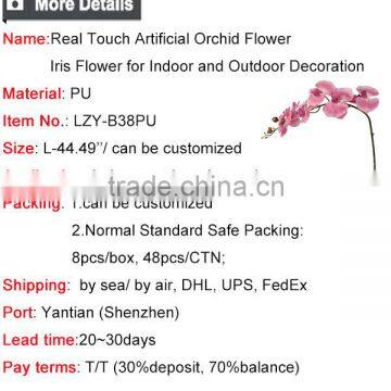 Real Touch Artificial Orchid Iris Flower for Indoor and Outdoor Decoration photo-6