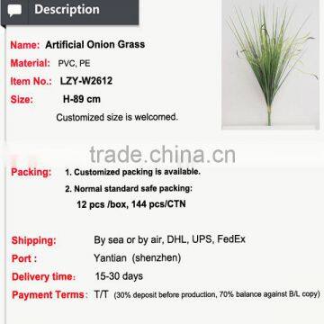 Single Bush for Pot Manual Grass Artificial Grass Plants Onion Grass Spray for Decor photo-2