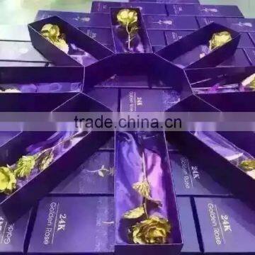 Goldleaf Rose Artificial Flower Wholesale for Valentine's Gift photo-6
