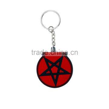 Top grade manufacturers in china custom rubber silicone car keychain keyring