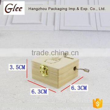 Cosmetic Box Custom Small Music Box Wooden photo-5