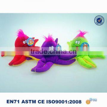 OEM designs plush octopus toys for crane machines