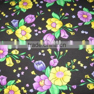 Polyester Micro fiber print fabric(peach skin)