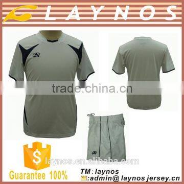 2015 Hot Selling Wholesale Cheap Football Uniform Newest Soccer Jersey Set photo-3