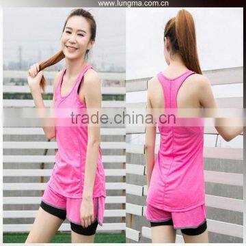 Spandex Sports Compression Tank Tops Fitness Women'S Crop Top Slimming Vest