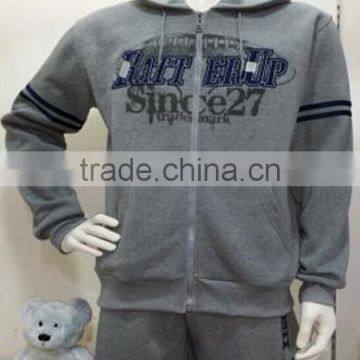 sports suits man sets spun kintted polyester men sportswear set