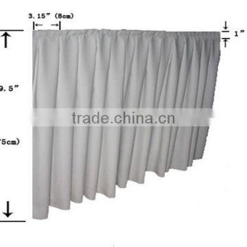 high quality white table skirt