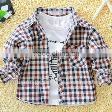 Plaid Cotton Shirts for Kids
