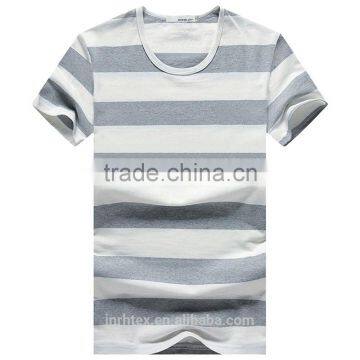 Microfiber Striped no Design T-shirt Companies in China photo-2