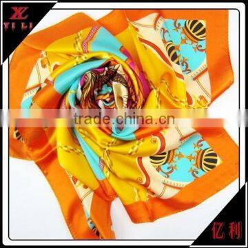 Fashion New Design Soft Cheap Famous Brands Silk Scarf photo-4