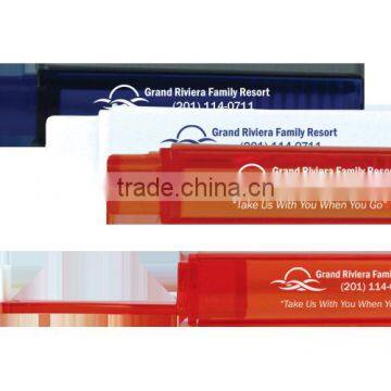 Traveler's Toothbrush - Fits Easily Into Purse, Pocket or Travel Kit, Medium-soft, White Bristles and Comes With Your Logo photo-2