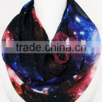 Space Galaxy Infinity Scarf Loop Scarf Circle Scarf Spring Summer Fall Winter Session Gift Ideas for Her Girlfriend Wife photo-4