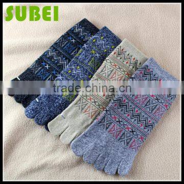 The Newest Personality Five Fingers Socks,Bohemia Pure Cotton Comfortable Toe Socks photo-5