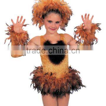 2016 New Design - brown fur kids lion character dance costume