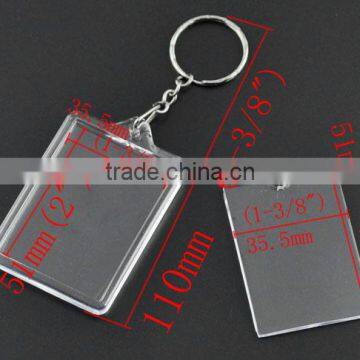 High Quality W/Transparent Plastic Picture Frames Key Chain photo-3