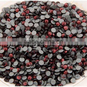 2058HF Amethyst Color Ss10 2.7-2.9mm Hot Sale and Best Quality Iron On Flatback Rhinestones Crystal Hotfix photo-5