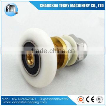 Round roller shower room sliding door roller bearing