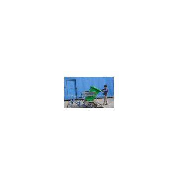 Stainless Steel cleaning road,street electric garbage and waste Tricycle