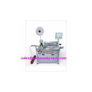 Automatic wire single-end terminal crimping single-end soldering machine