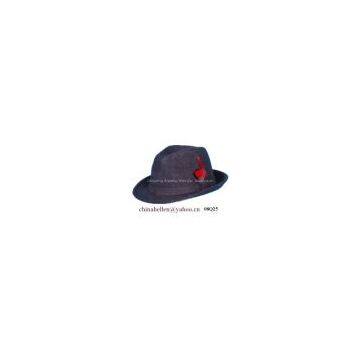 men's wool felt hat,fedora,alpine hat