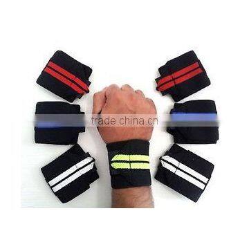 ELASTIC WRIST WRAPS SIALKOT MANUFACTURER, CROSSFIT WRIST WRAPS, BLACK YELLOW WRIST WRAPSELASTIC WRIST WRAPS SIALKOT MANUFACTURER