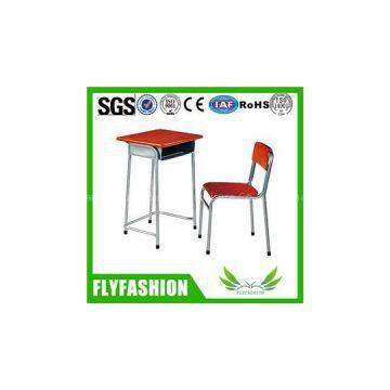 Metal School Single Student Desk And Chair Furniture Set (SF-79S)