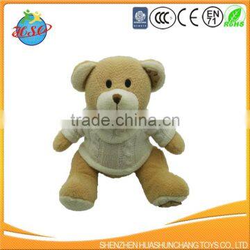 2017 new teddy bear plush toy with sweater