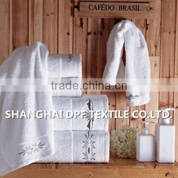 professional Simple Embroidery Towel Set for hotel use