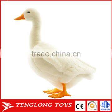 16'' Plush Soft White Plush Stuffed Toy Goose For Kids