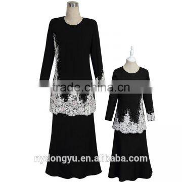 women fancy muslim dress/sym high end muslim abaya kaftandress/ islamic muslim women dress