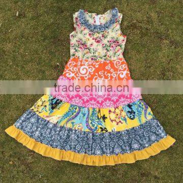 2017wholesale icing ruffle dress kids dress unique baby girl names images