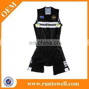 Sublimation lycra triathlon suit with OEM service