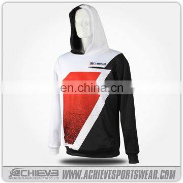 Pull over thick winter hoodie with custom design