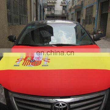 Car Engine Hood Cover Flag Spain