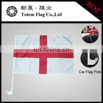 12*18 Inches England Car Flag with 18 Inches Flagpole