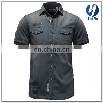 in stock items brand new denim shirt wash