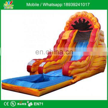 Inflatable Water Slide Fire N Splash with Pool