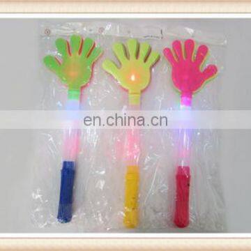 Plastic light up flash stick hand clapper