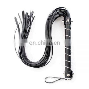 Riding crop sex leather whip flogger manufacturer