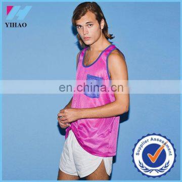 Trade assurance Dongguan Yihao Training Tank Top Tops For Men Soccer Jersey Gym Fitness Wear