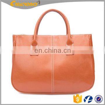 CR New Business Ideas Europe Most Popular Items Simple Style Ladies Leather Handbag Pink Color pu Tote Bag Custom photo-4