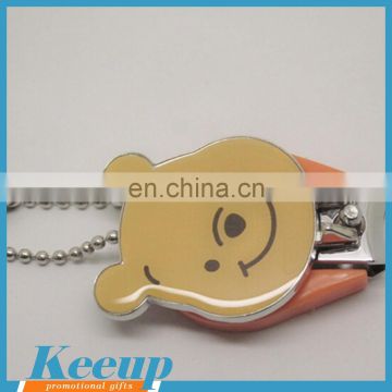 Custom special funny kid nail clippers keychain ad