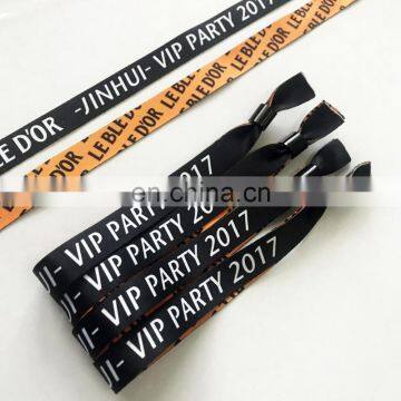 Cheap Custom Festival Wristbands Bracelets Cloth Woven Wristband photo-3