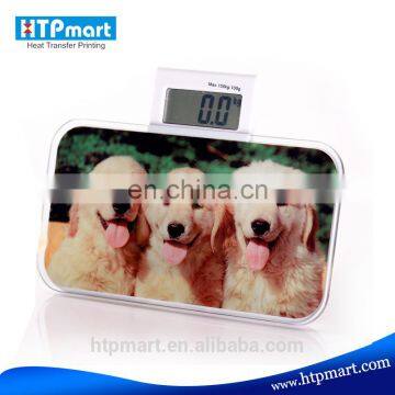 New Fashion Sublimation Tempered Glass Mini Electronic Weigher Photo Frame of High Quality