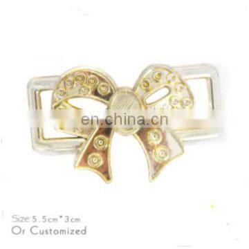 New Design Antique Brass Handbag Shoes Round Metal Slide Bar Buckles photo-2