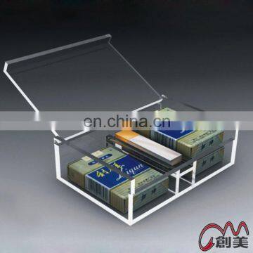 Factory wholesale custom crystal acrylic cigarette box