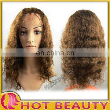 Hot Beauty 12"to32" Remy Indian Human Hair Front Lace Wigs For Black Women